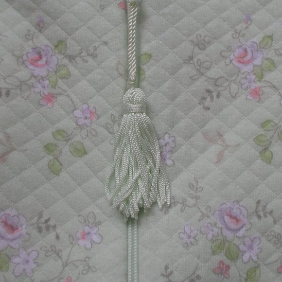 Miss Elaine Quilted Zip Front Robe M - Picture 3 of 6